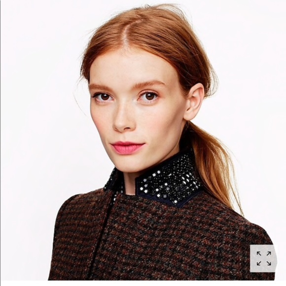 J. Crew Tops - J. Crew Schoolboy Blazer in Beaded Tweed-Like New!